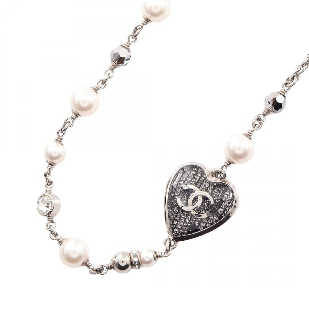 Chanel Coco Mark Heart Motif Necklace #303334C13B